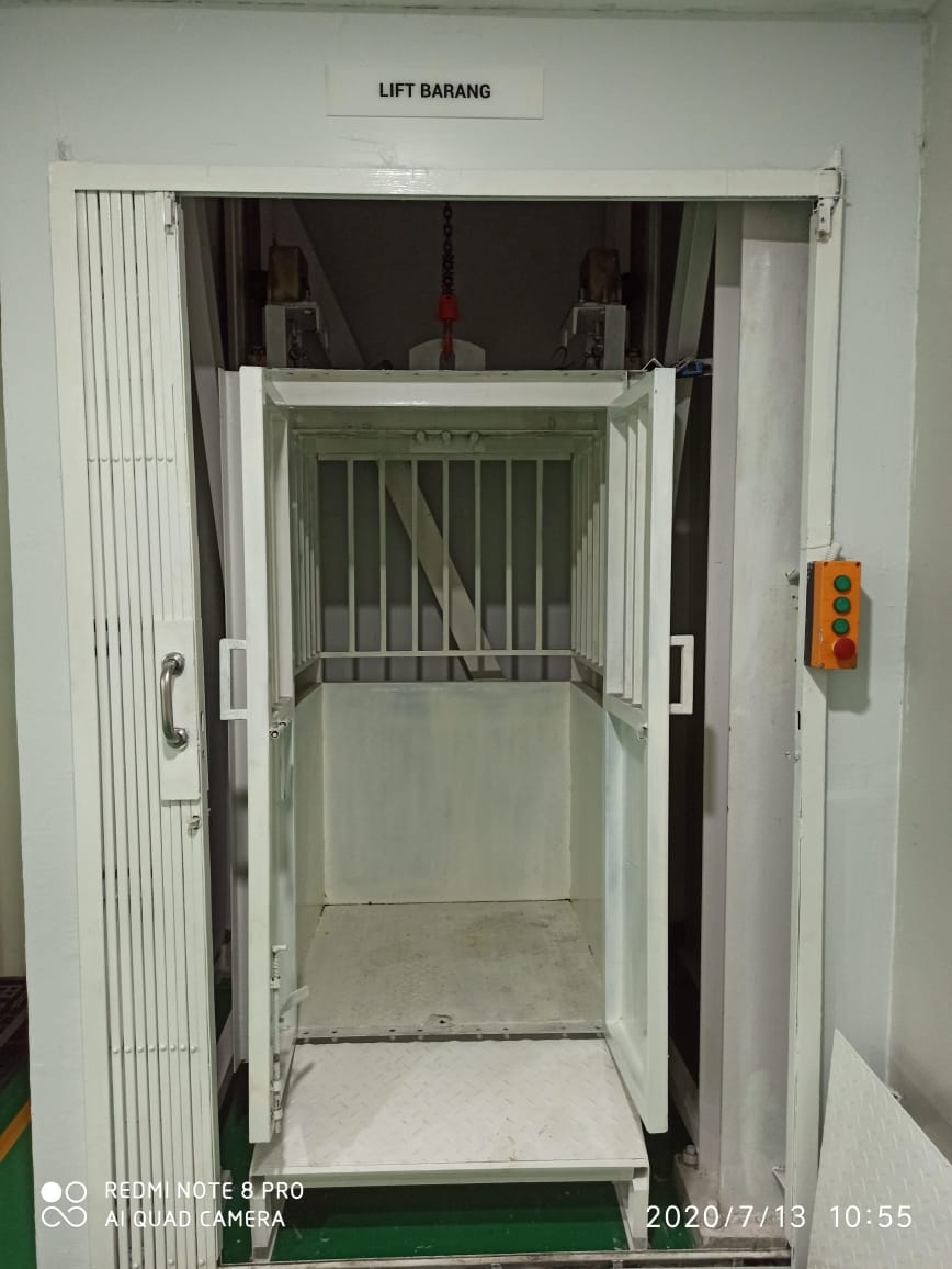 Dokumentasi proyek lift Samudera Kreasi Indolift