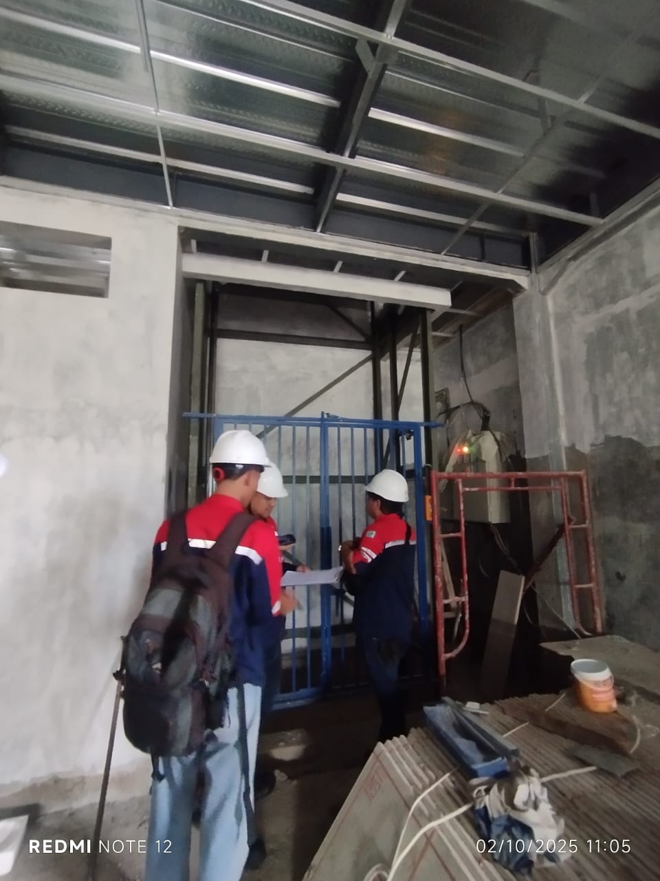 Dokumentasi proyek lift Samudera Kreasi Indolift